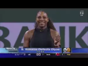 Video: Serena Williams Returns To Tennis, Winning